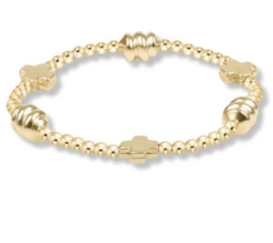 Enewton Signature Cross Admire Gold 3mm Bracelet: Gold