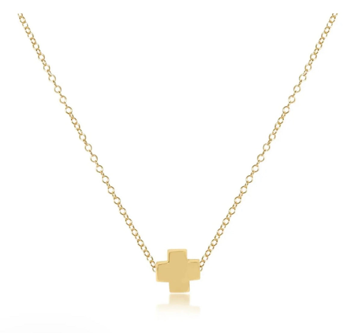 Enewton 16” Gold Signature Cross Necklace