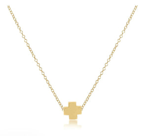 Enewton 16” Gold Signature Cross Necklace
