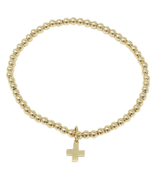 Enewton egirl classic gold 3mm signature cross charm