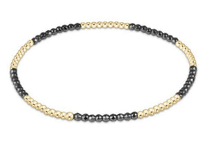 Enewton Blissful Pattern 2mm Bracelet:Silver Hematite