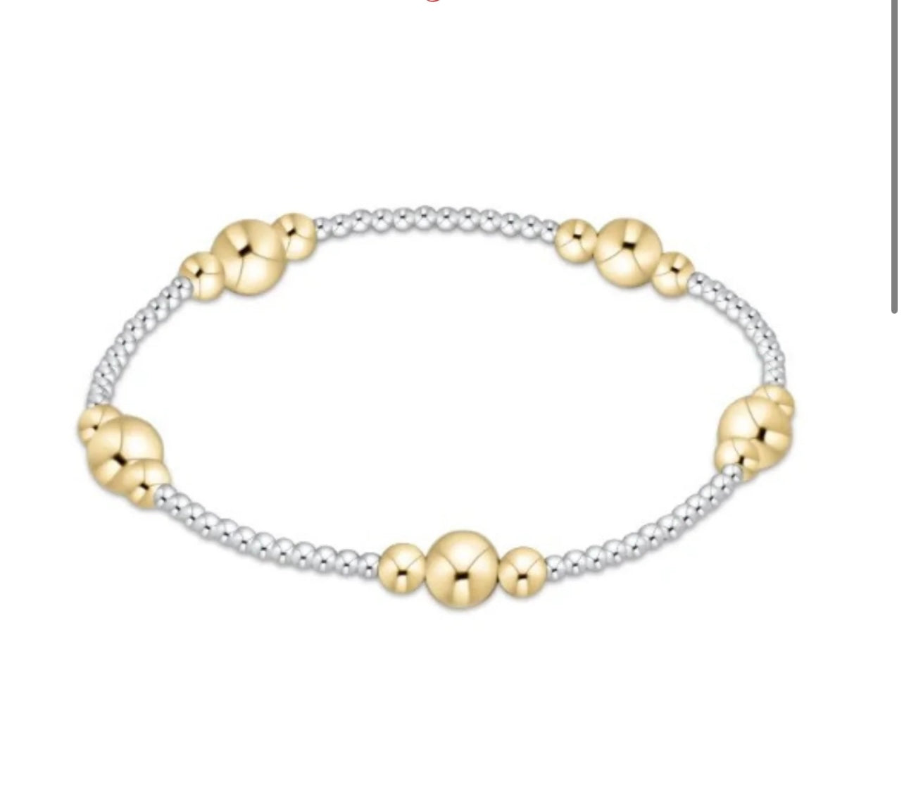 Enewton Purpose Gold 6mm Bracelet: Mixed Metal