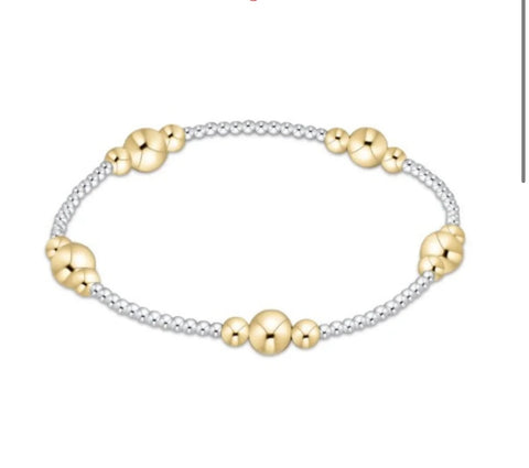 Enewton Purpose Gold 6mm Bracelet: Mixed Metal