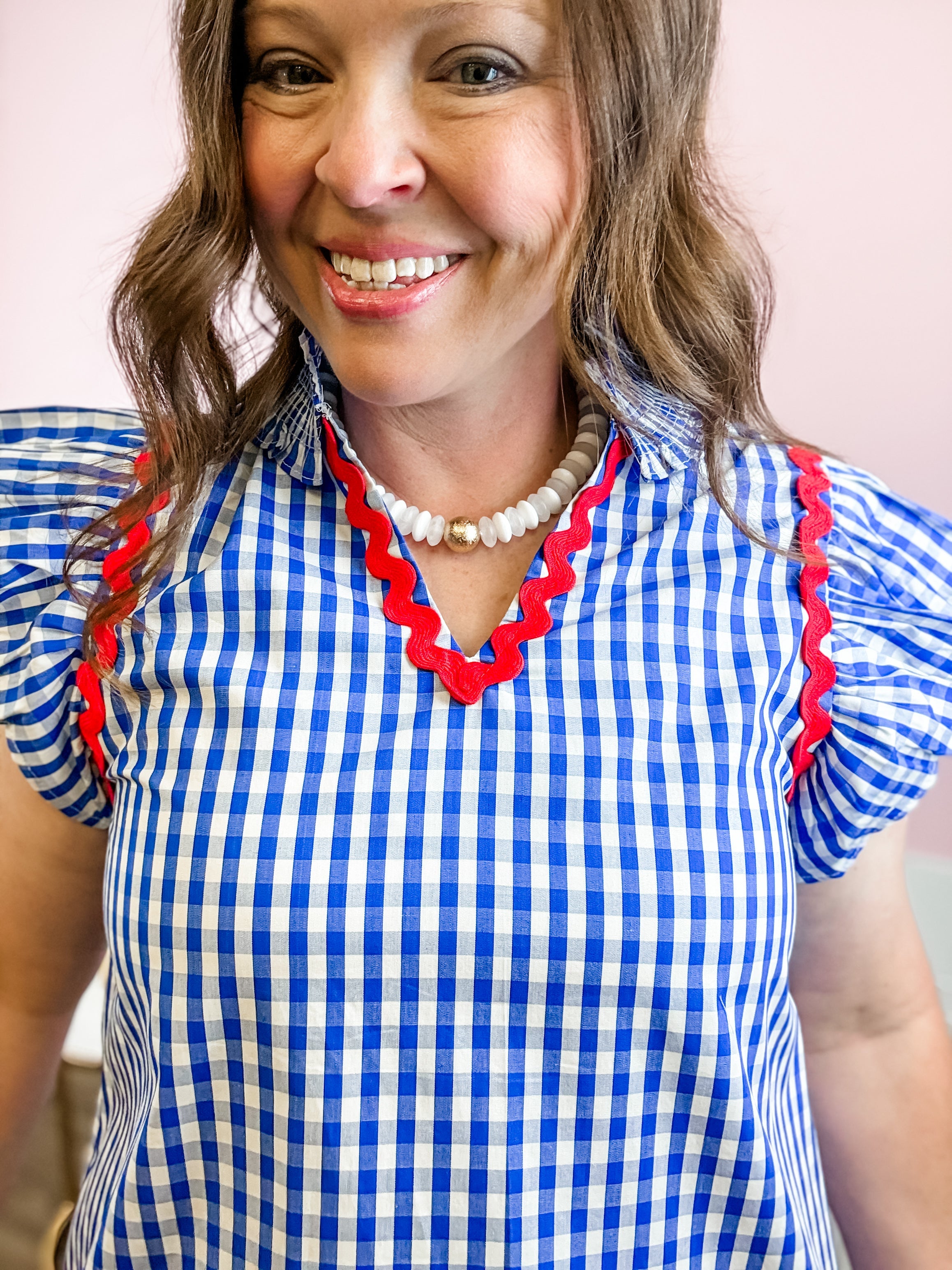 All-American Charm Top - Just a Small Town Girl