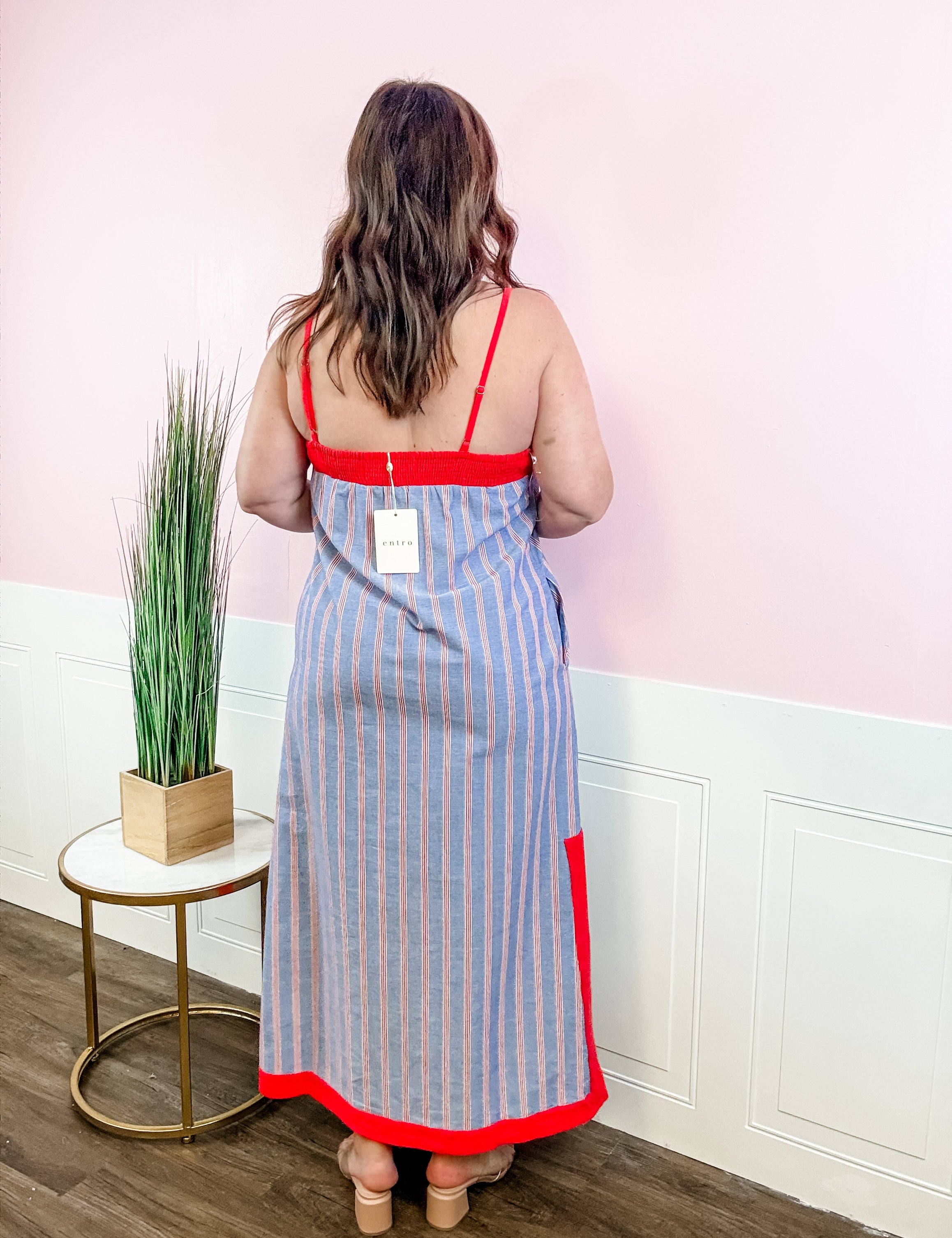 Americana Summer Midi Dress - Just a Small Town Girl