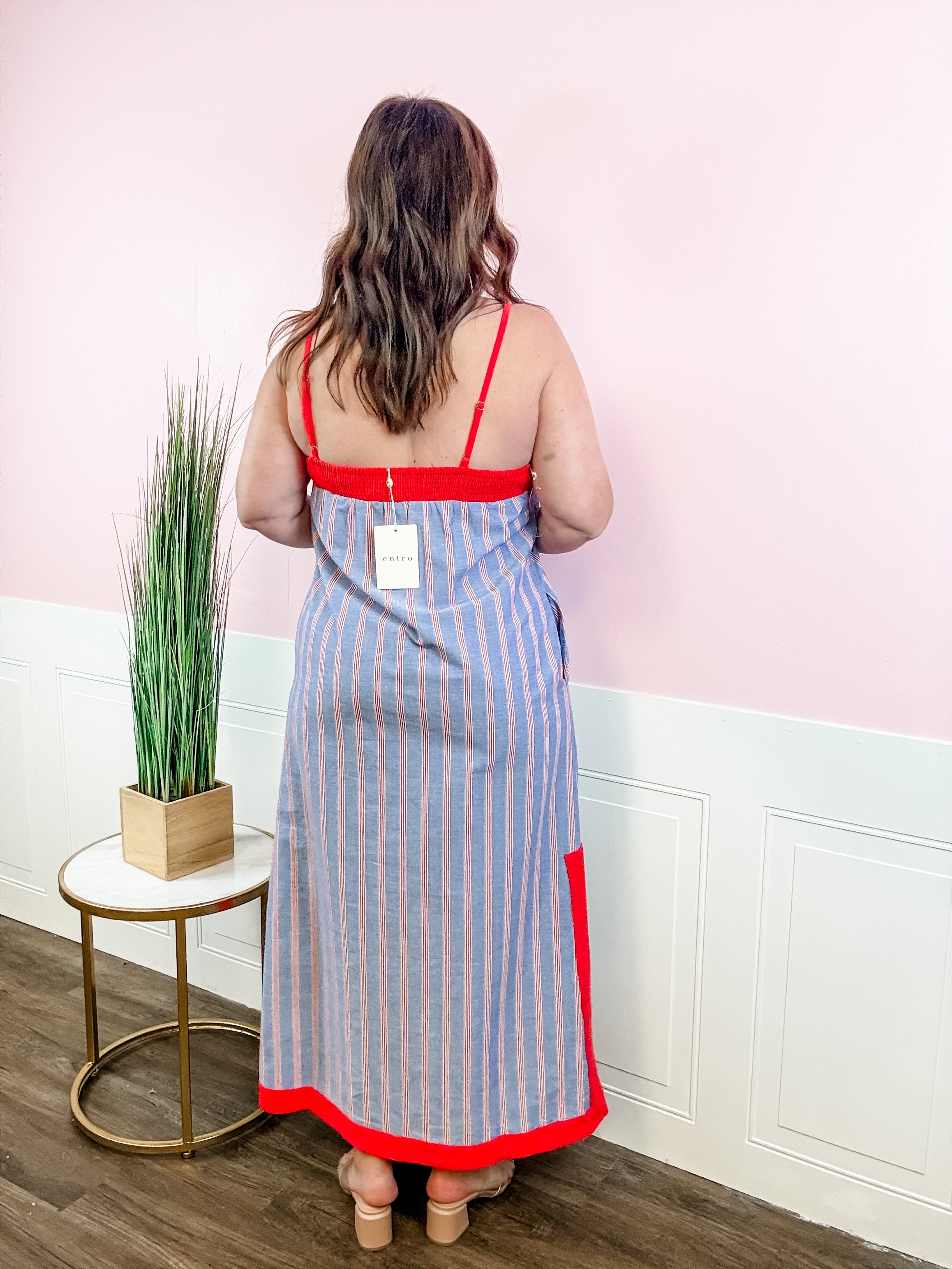 Americana Summer Midi Dress - Just a Small Town Girl