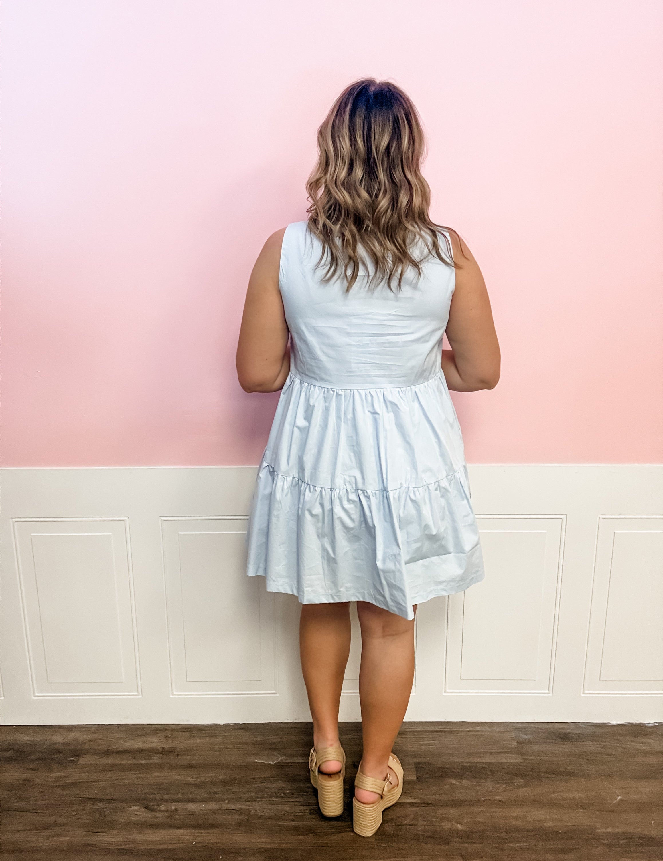 Bloom Where You’re Planted Embroidered Dress - Just a Small Town Girl