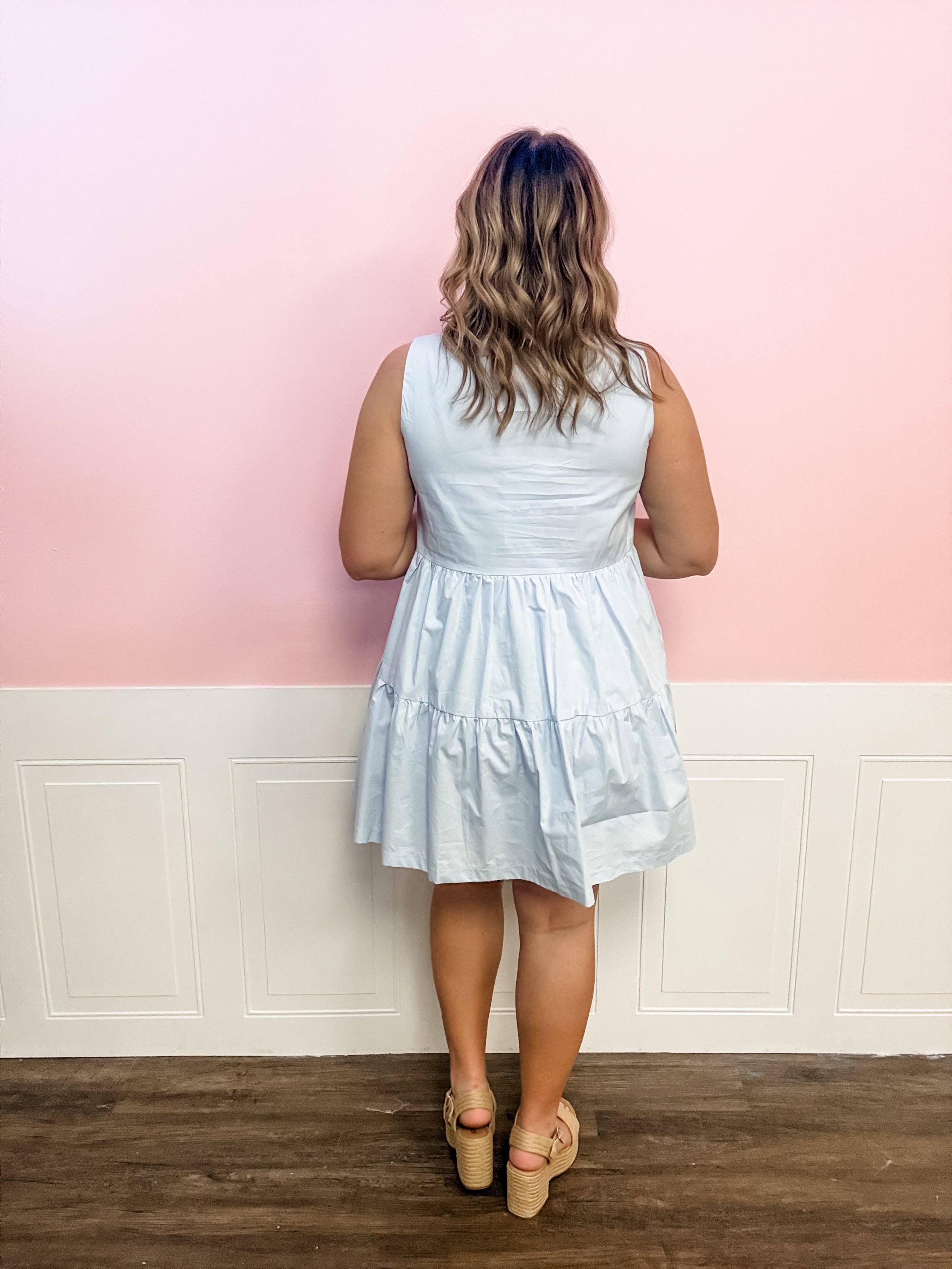 Bloom Where You’re Planted Embroidered Dress - Just a Small Town Girl