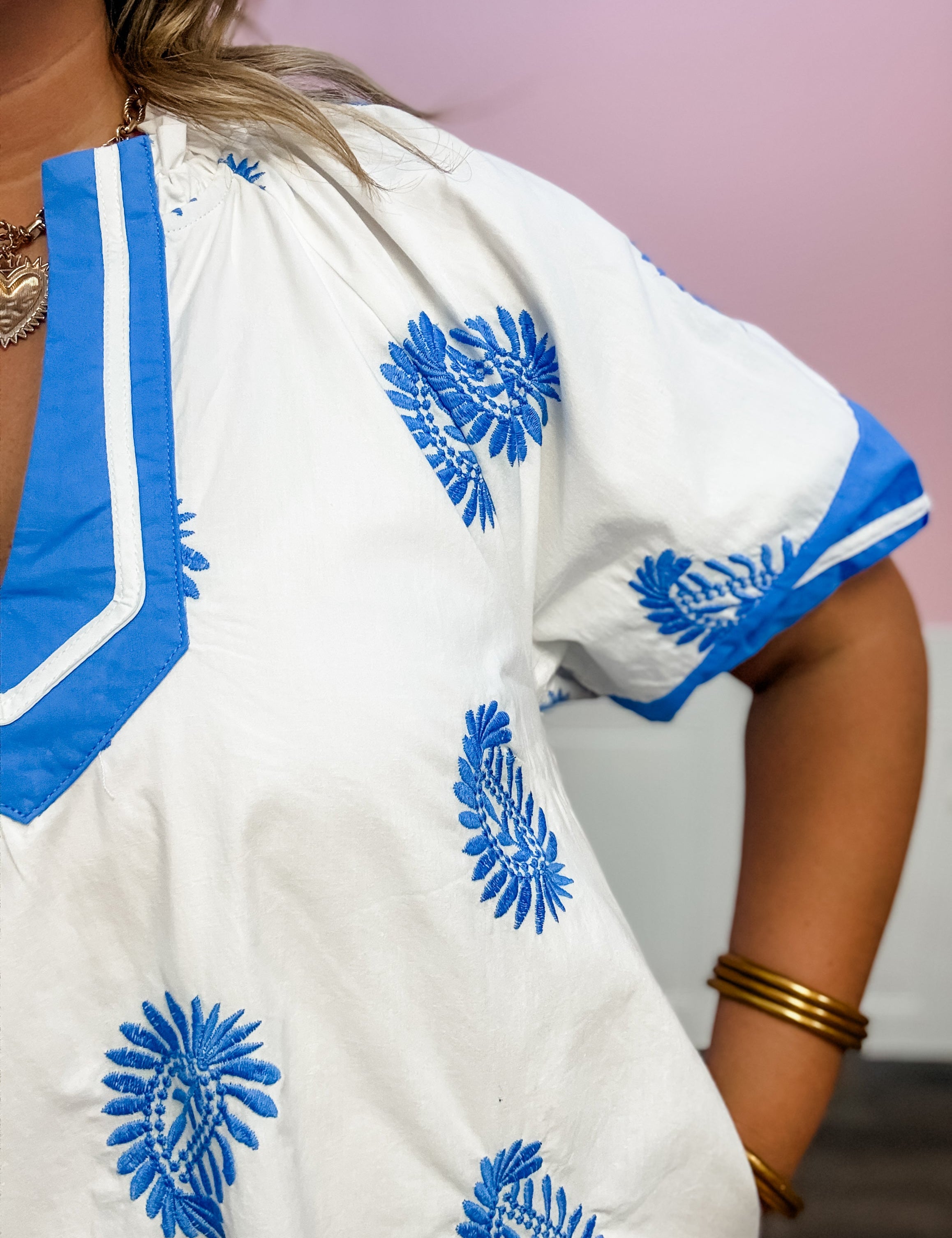 Blue Harbor Breeze Dress - Just a Small Town Girl