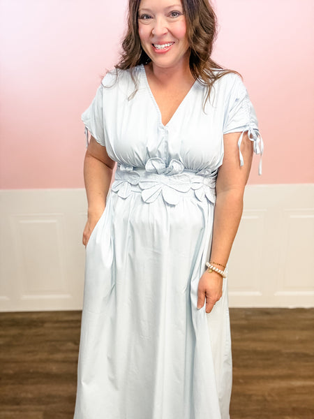 Blue Skies & New Beginnings Maxi Dress - Just a Small Town Girl