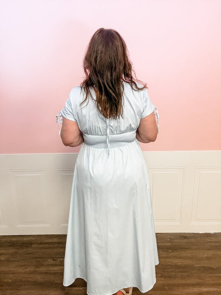 Blue Skies & New Beginnings Maxi Dress - Just a Small Town Girl