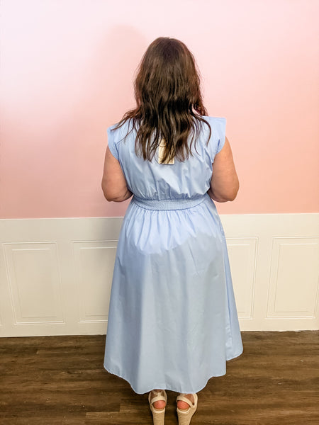 Blue Skies Zip - Front Dress - Just a Small Town Girl