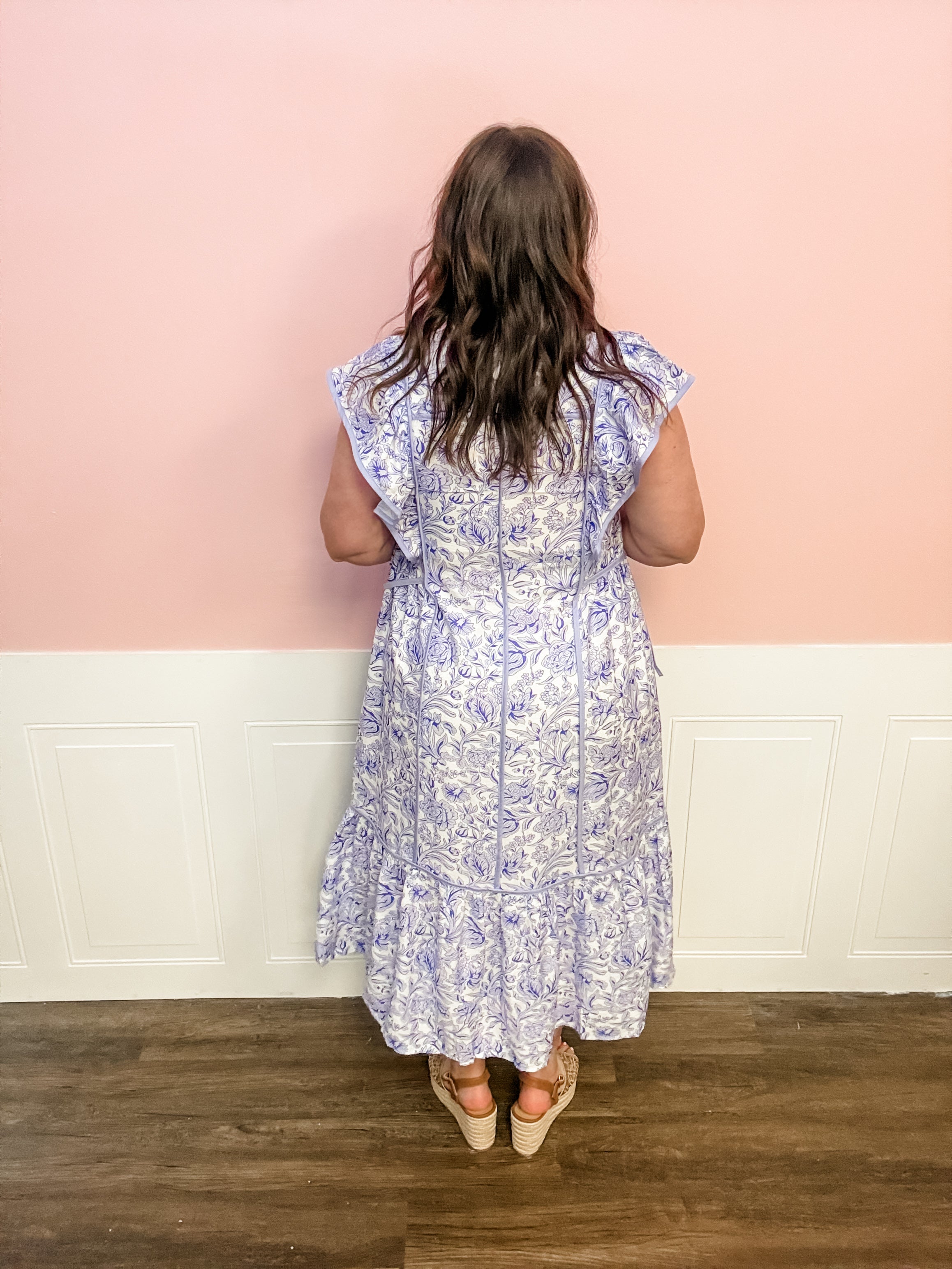 Blue Willow Charm Dress - Just a Small Town Girl