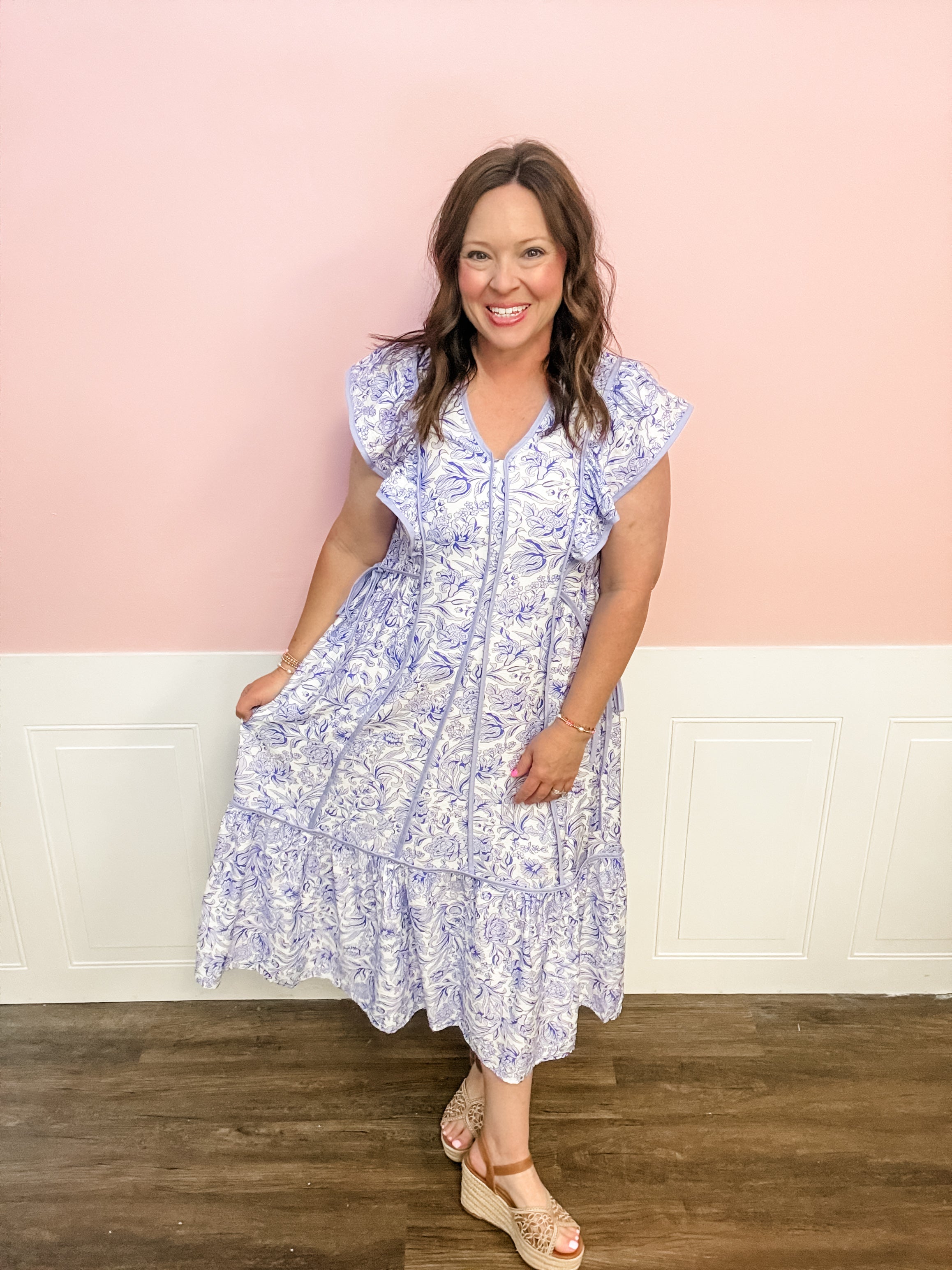 Blue Willow Charm Dress Blue Willow Charm Dress