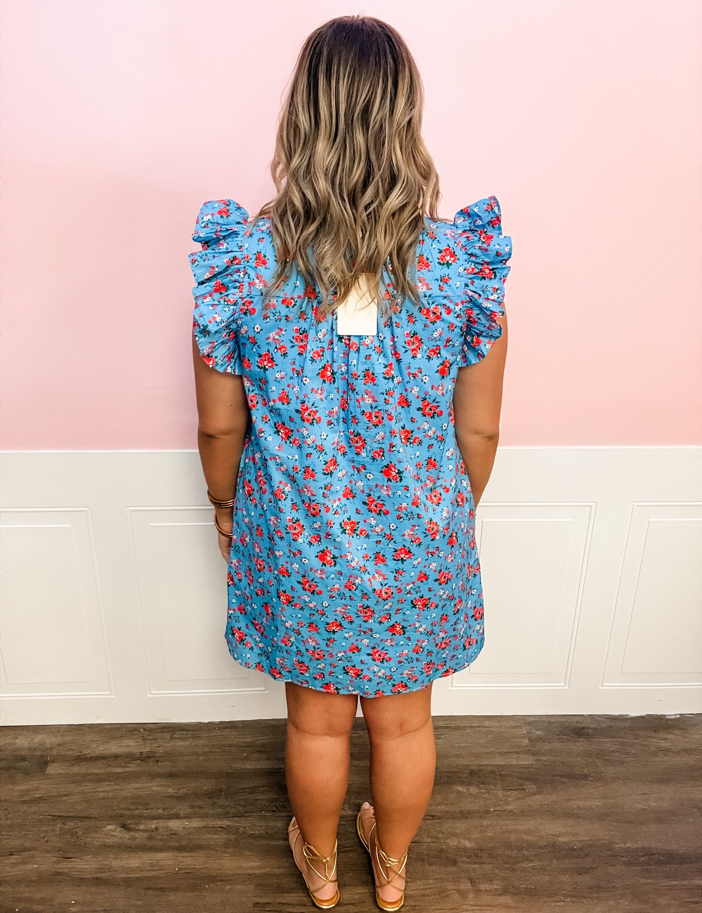 Bluebell Bloom Ruffle Top - Just a Small Town Girl
