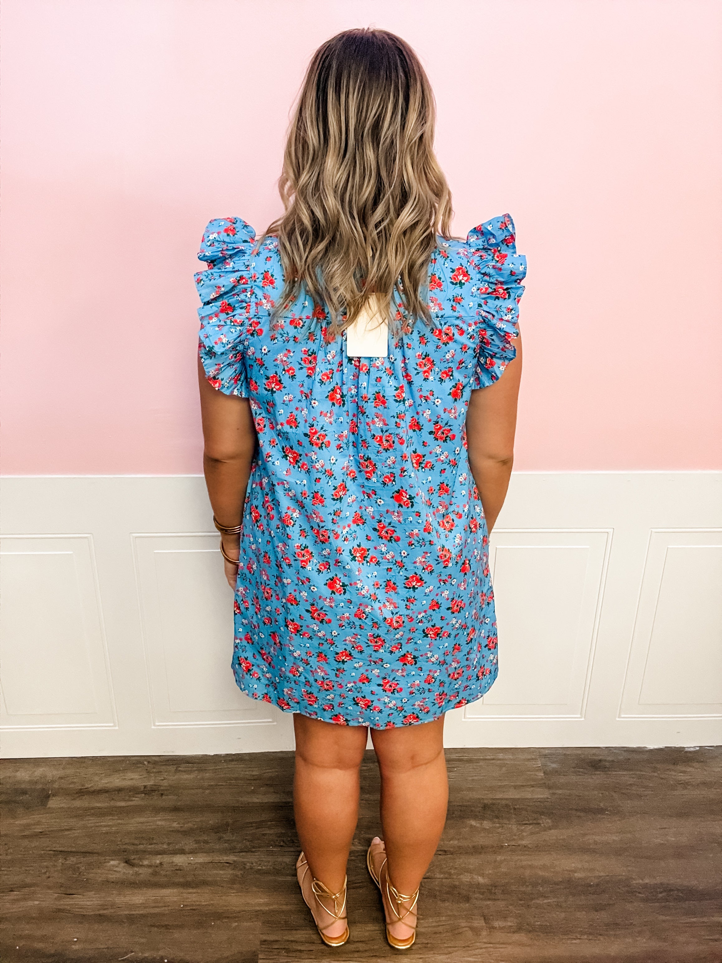 Bluebell Bloom Ruffle Top - Just a Small Town Girl