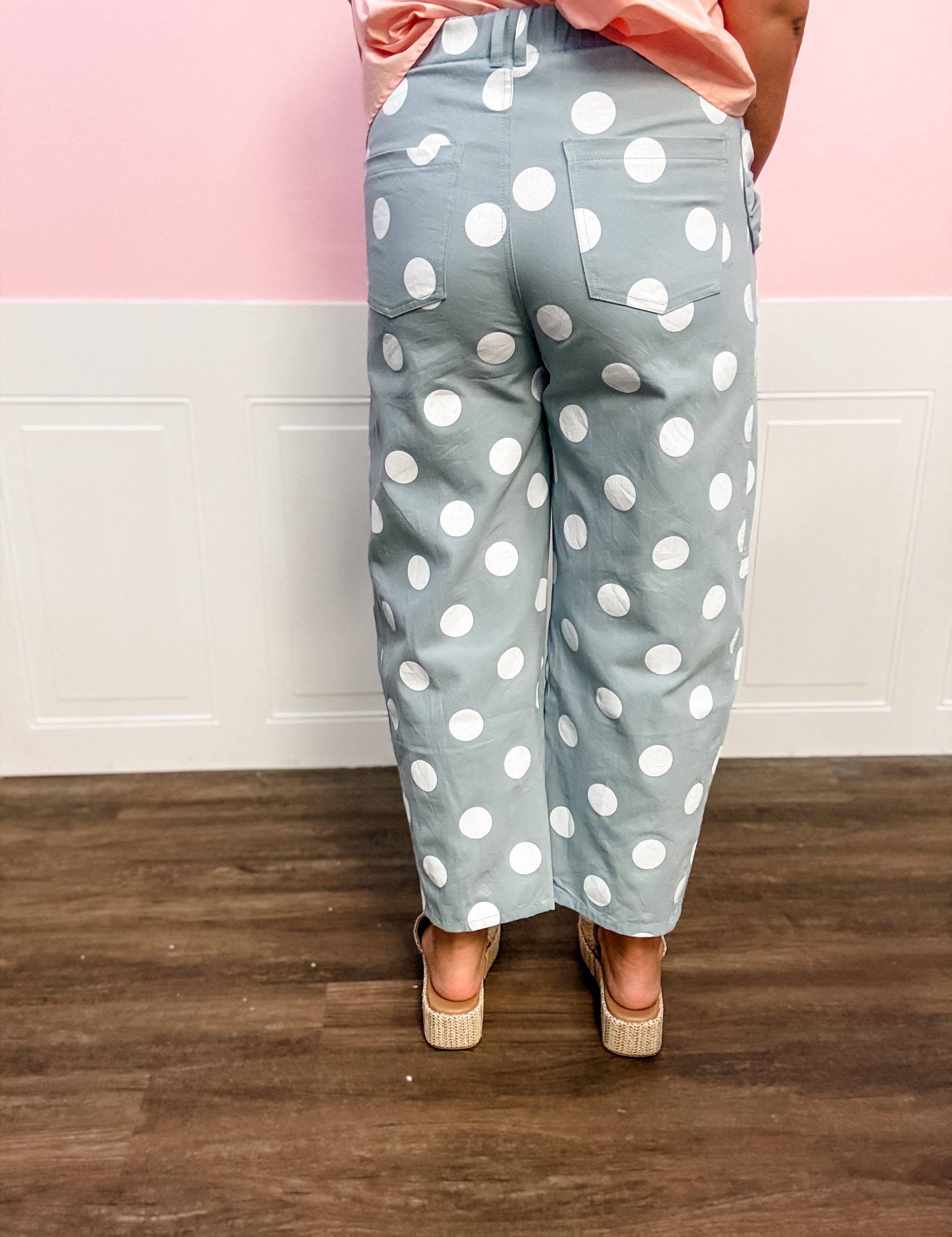Bluebell Bow Polka Dot Pants - Just a Small Town Girl