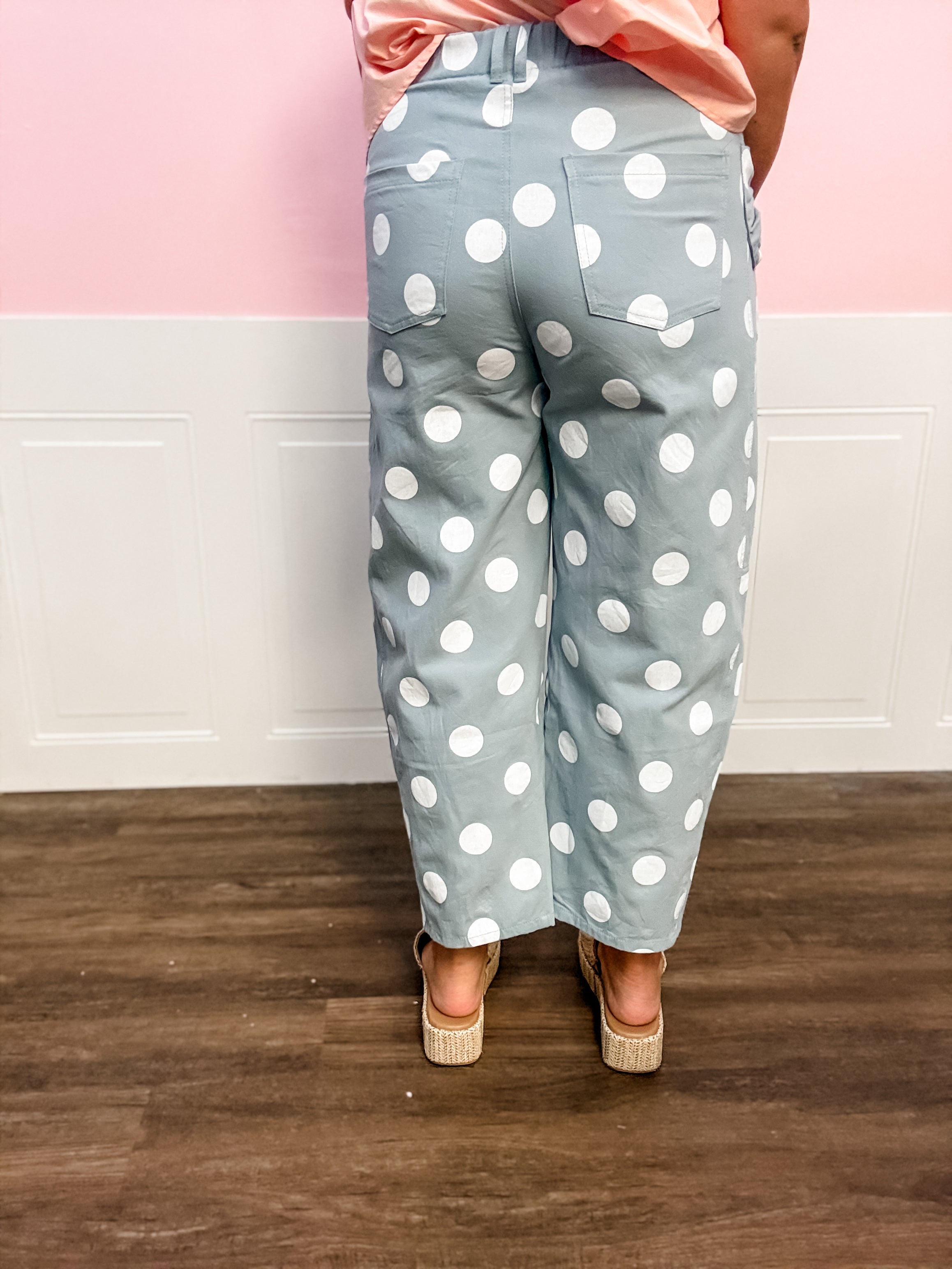 Bluebell Bow Polka Dot Pants - Just a Small Town Girl