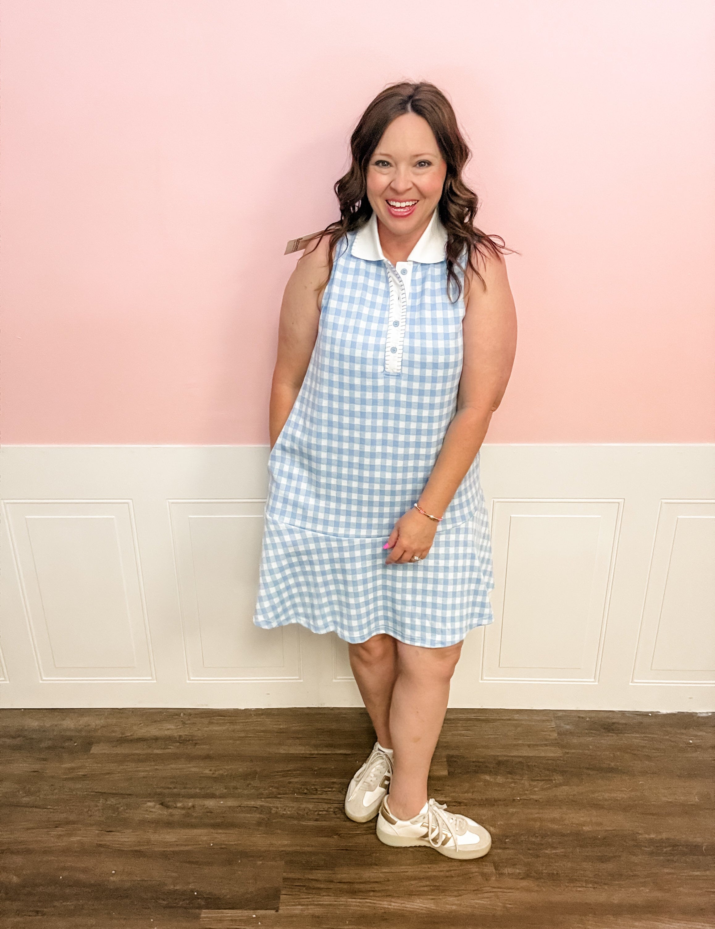 Bluebell Breeze Gingham Dress - Just a Small Town Girl