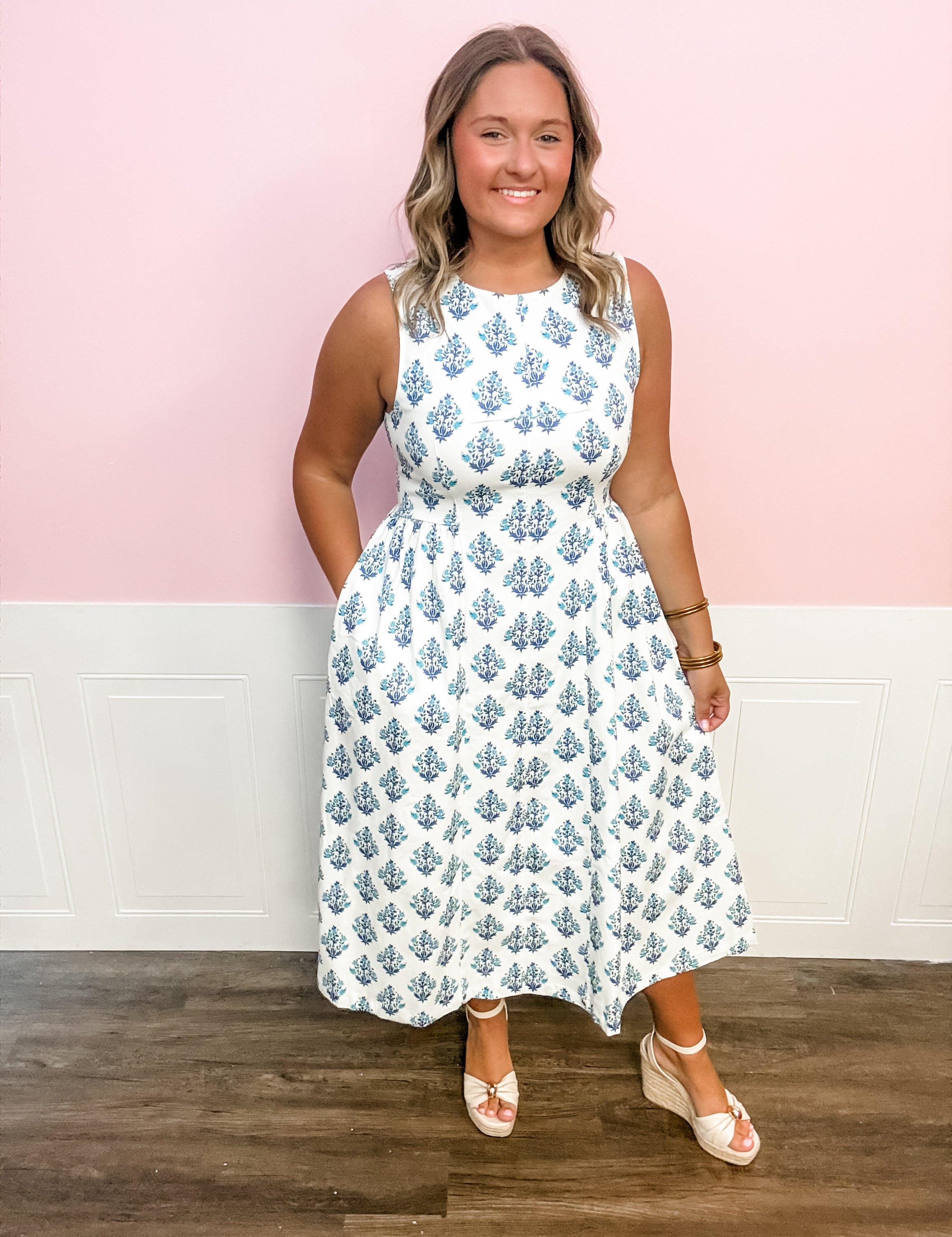 Bluebell Breeze Midi Dress - Just a Small Town Girl