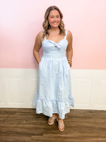 Bluebell Breeze Midi Dress - Just a Small Town Girl