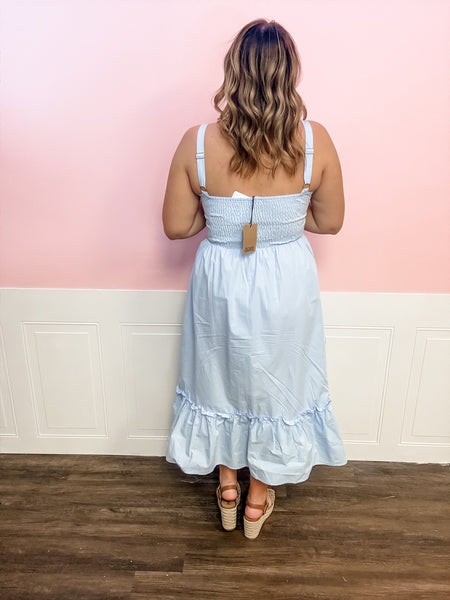 Bluebell Breeze Midi Dress - Just a Small Town Girl