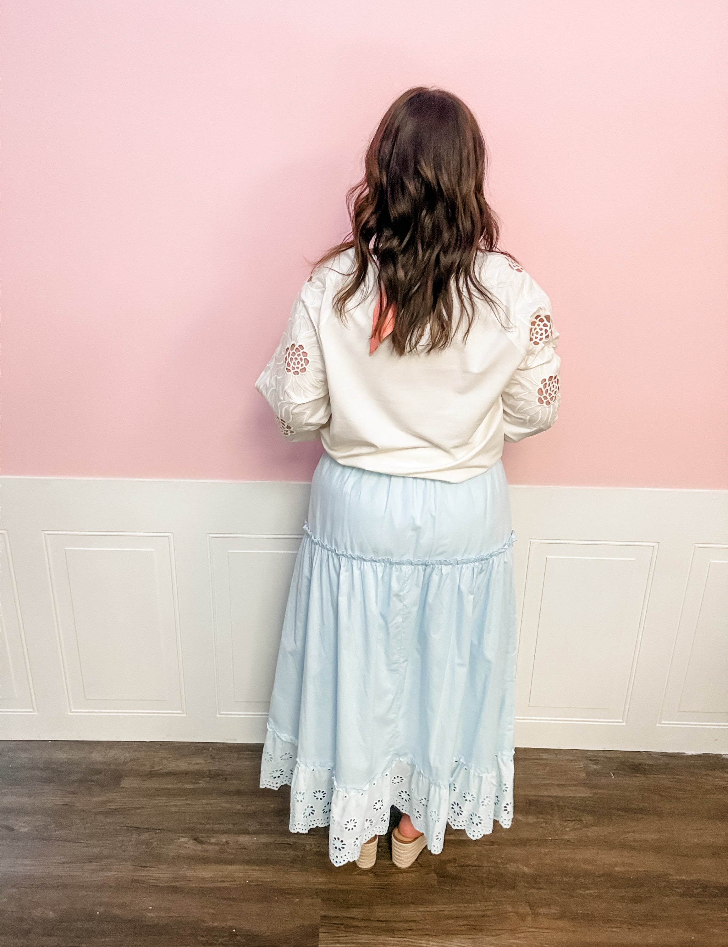 Bluebell Breeze Midi Skirt - Just a Small Town Girl