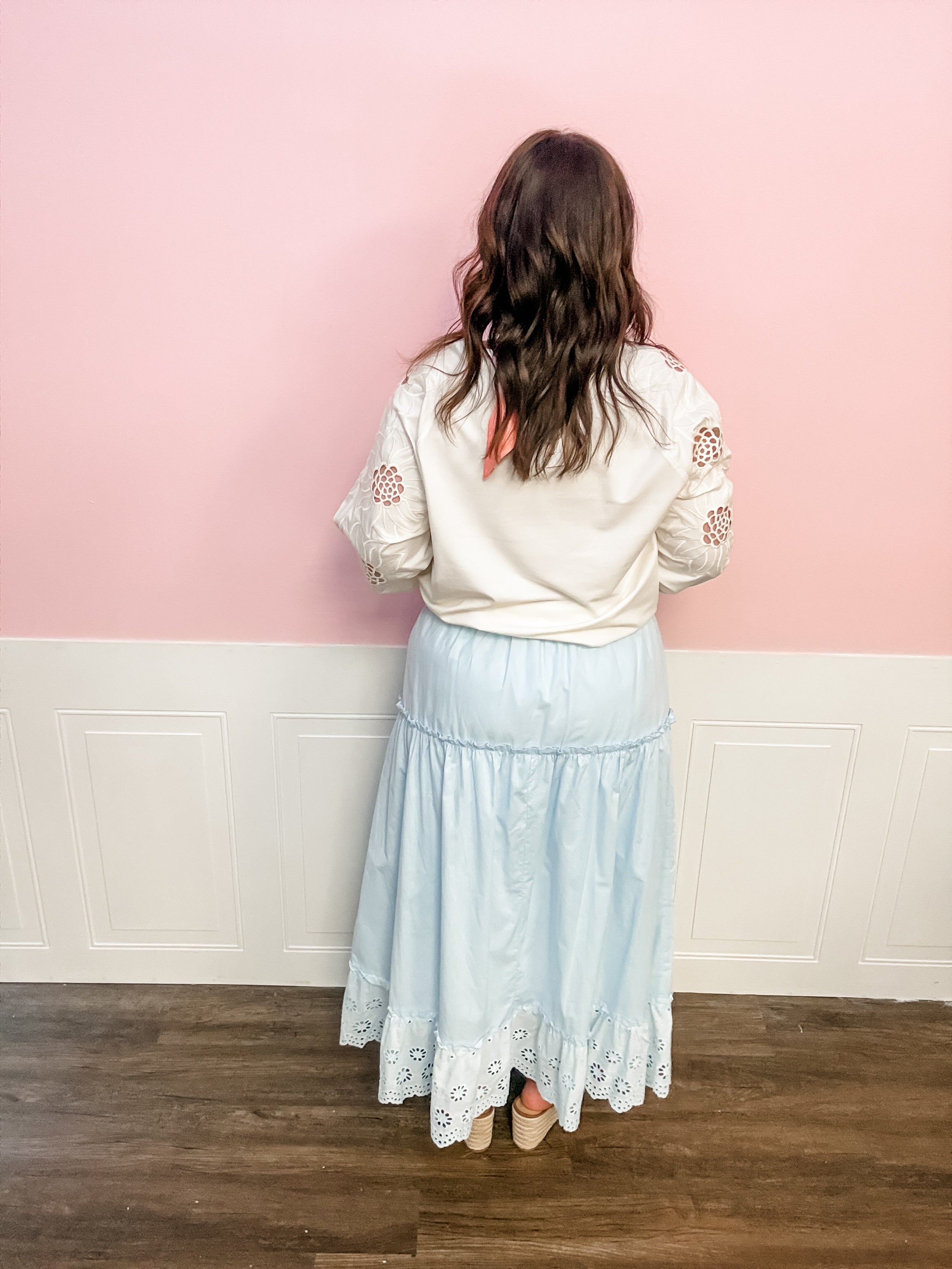 Bluebell Breeze Midi Skirt - Just a Small Town Girl