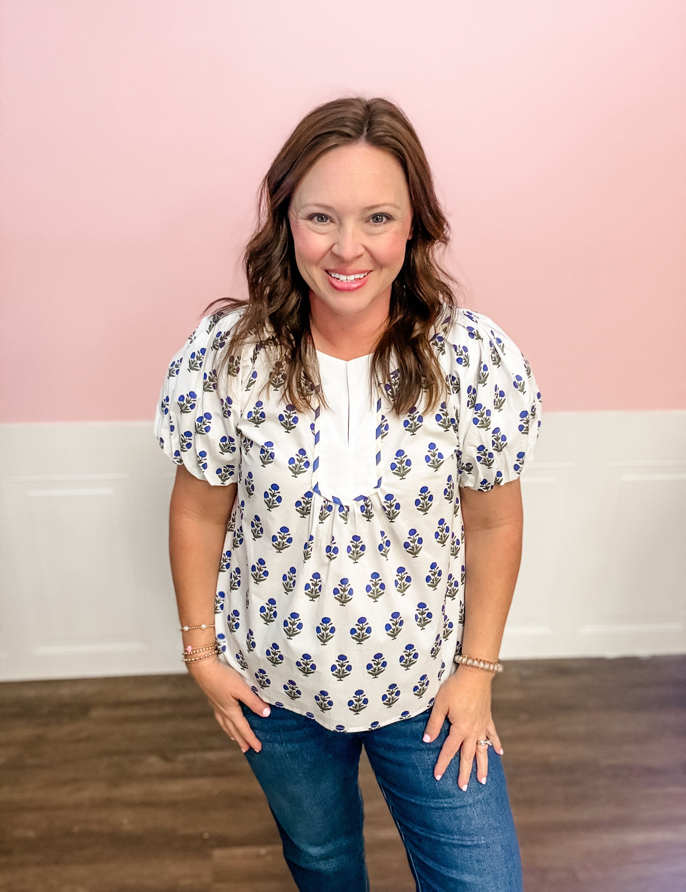 Bluebell Charm Top - Just a Small Town Girl