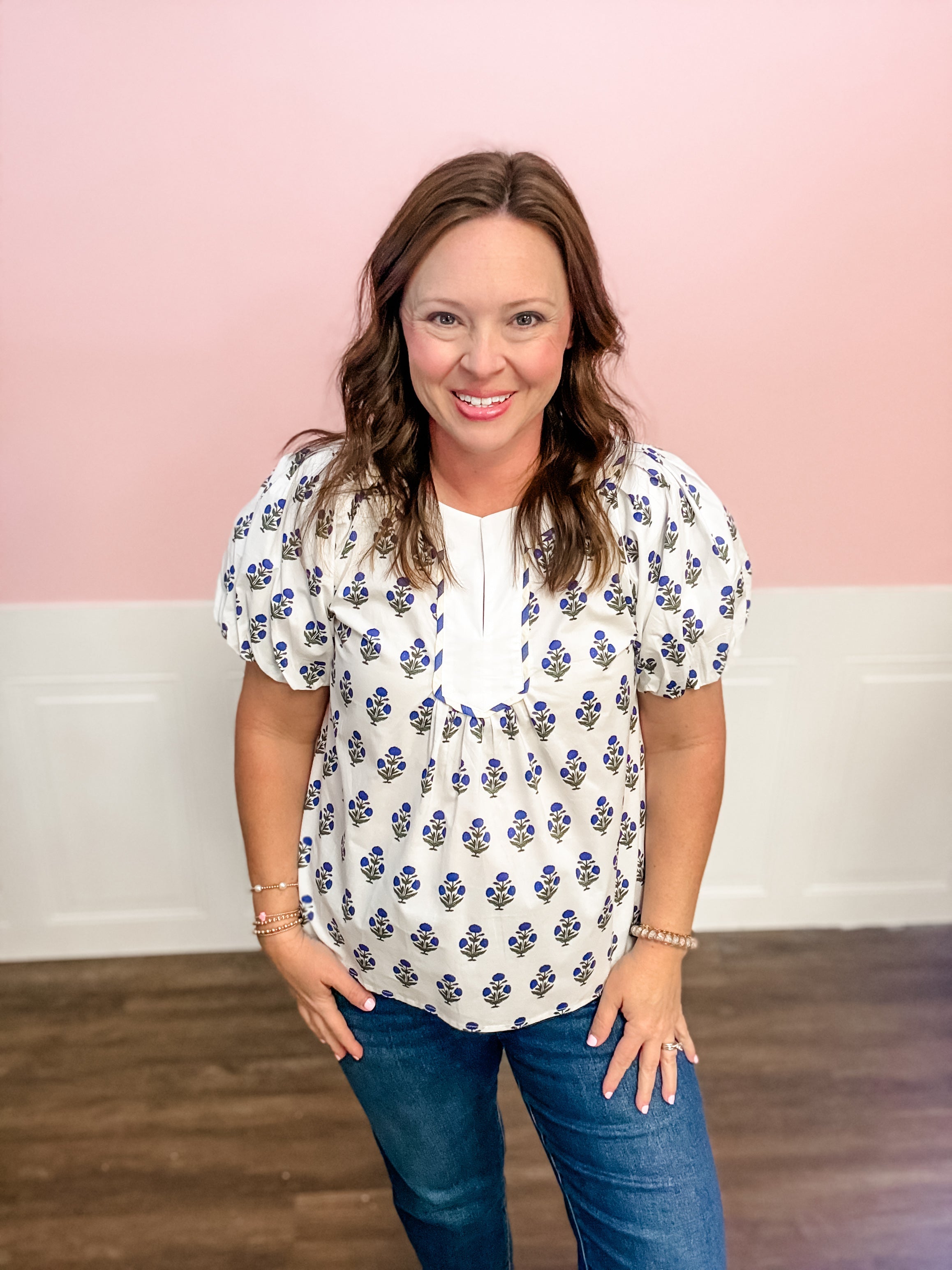 Bluebell Charm Top - Just a Small Town Girl