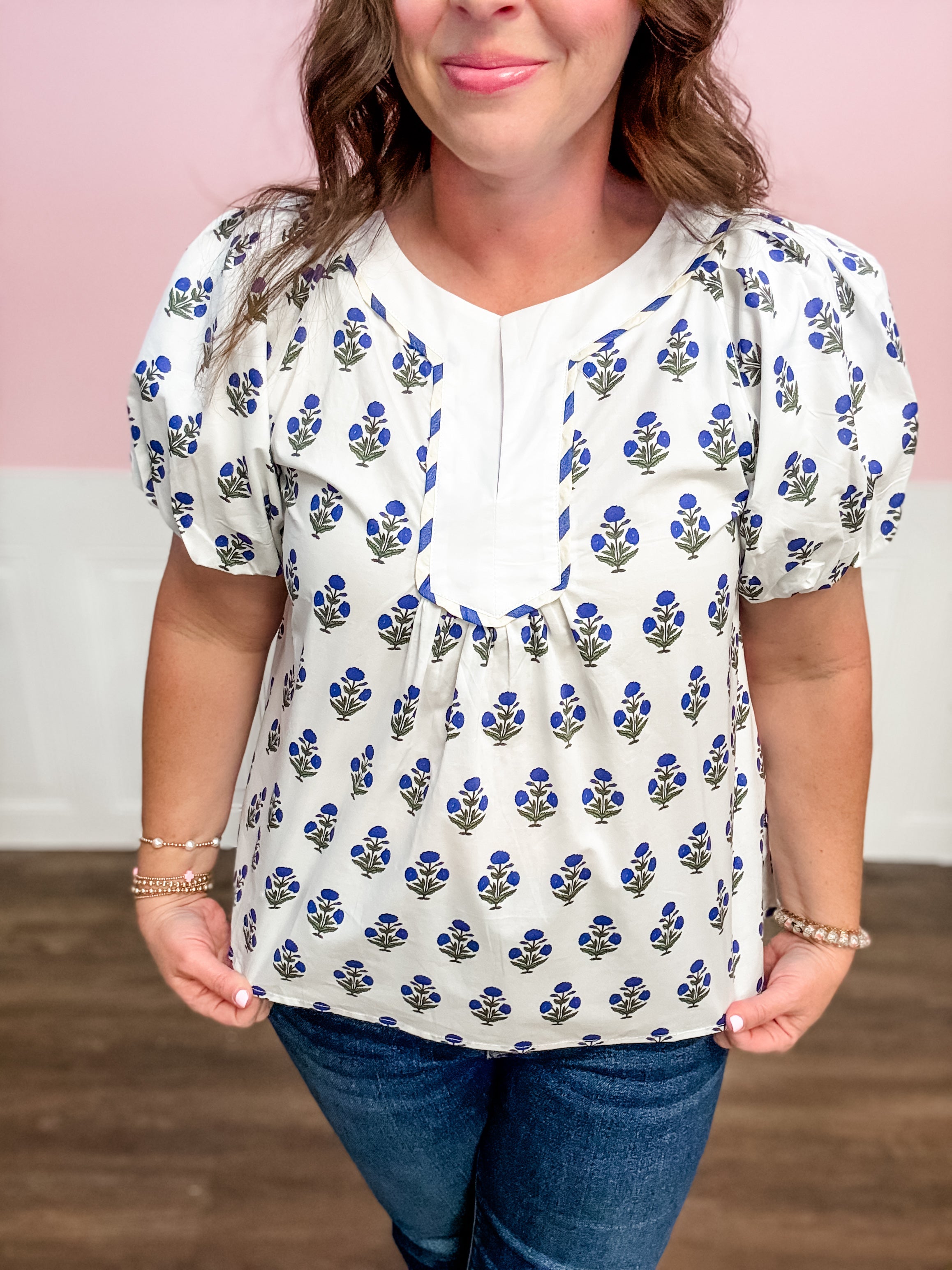 Bluebell Charm Top - Just a Small Town Girl