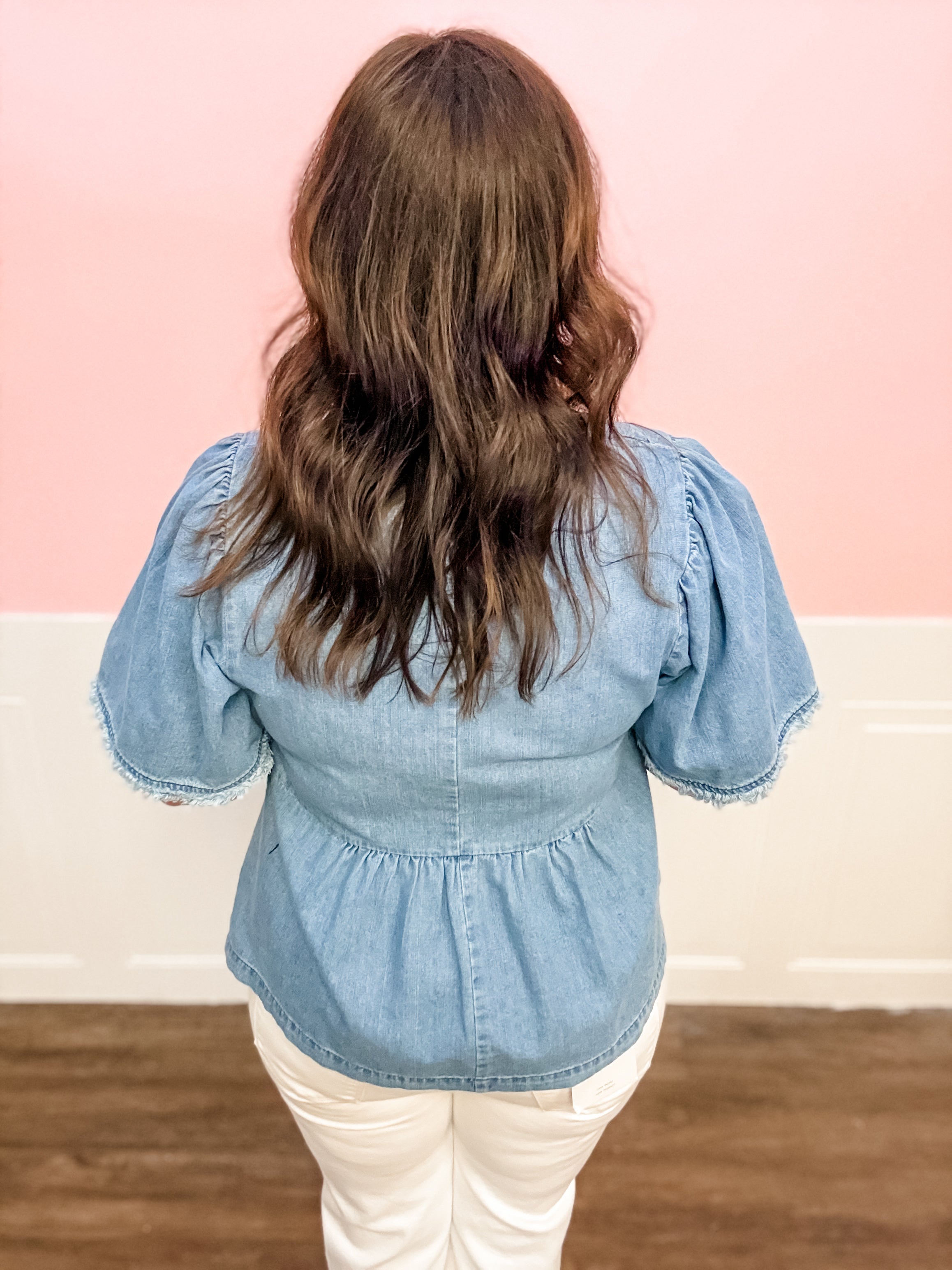 Bluebell Denim Top - Just a Small Town Girl