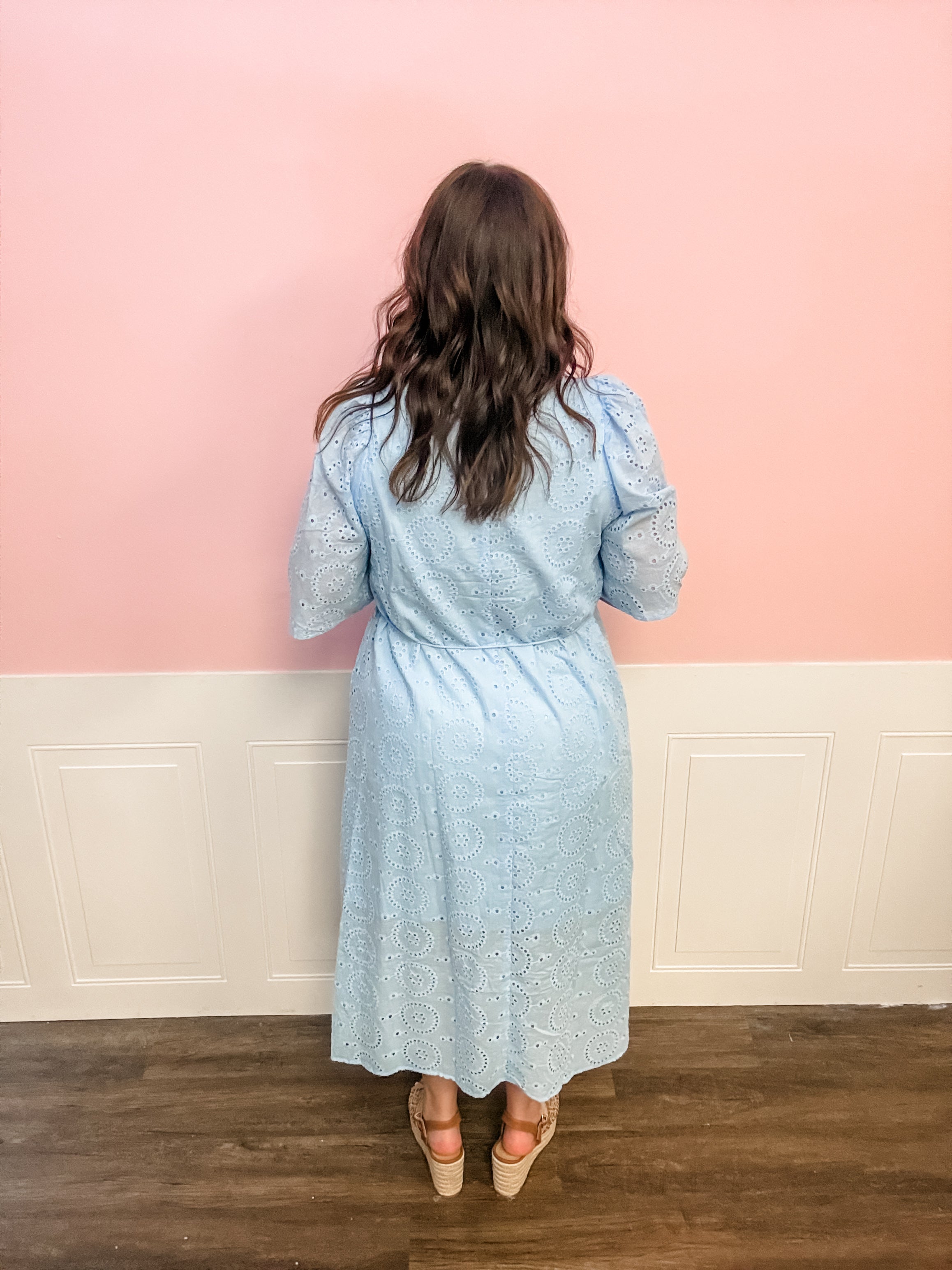 bluebell blue dress Bluebell Meadow Mini Dress | REBECCA VALLANCE main image 0