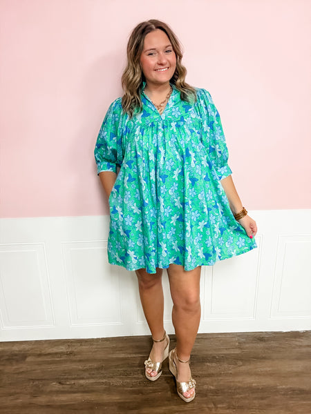 Bluebell Meadow Floral Dress - Just a Small Town Girl