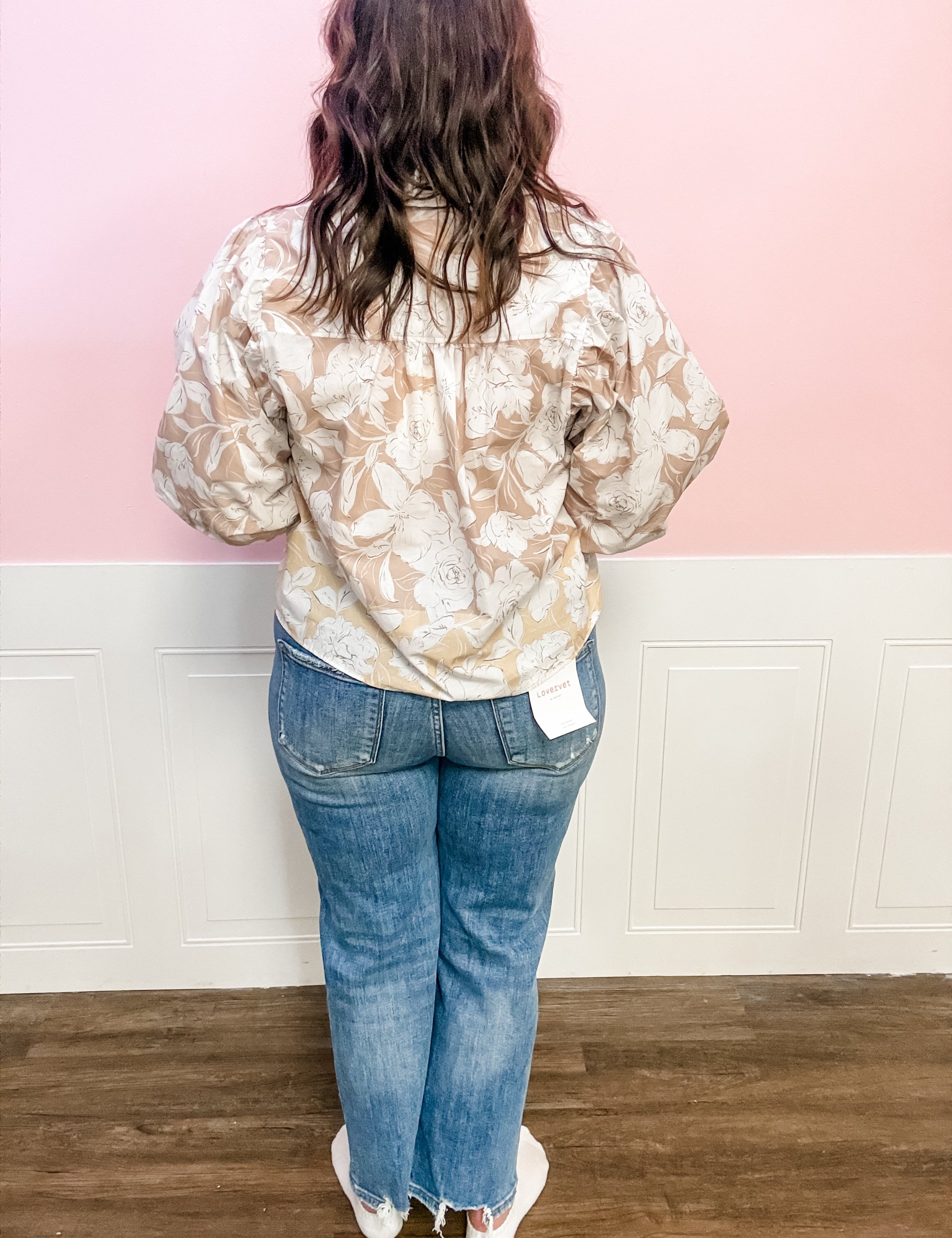 Blush Petals Blouse - Just a Small Town Girl