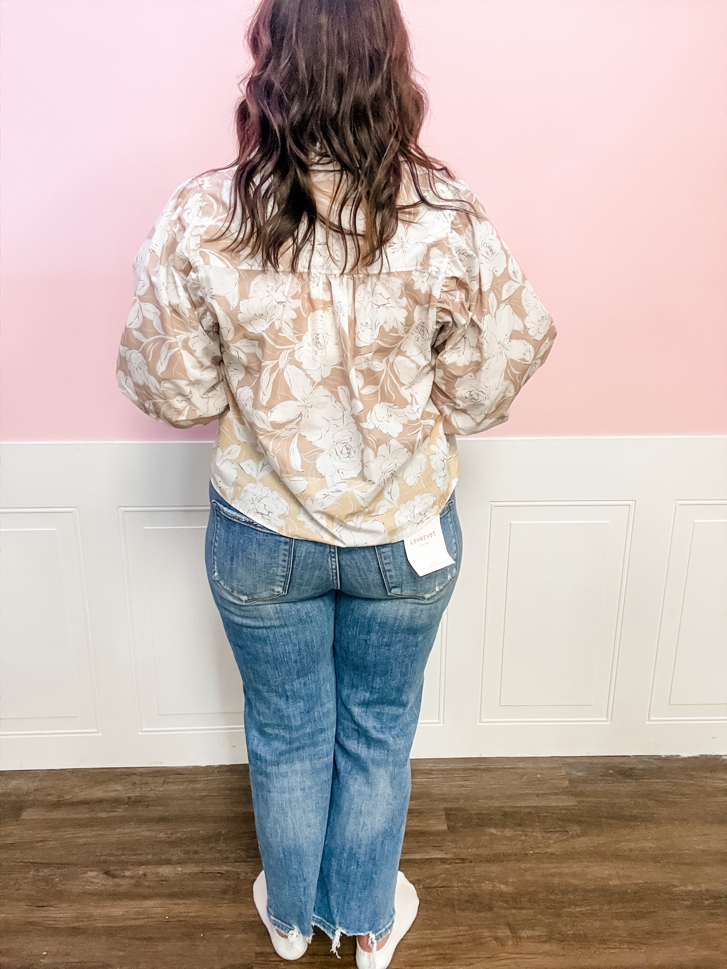 Blush Petals Blouse - Just a Small Town Girl