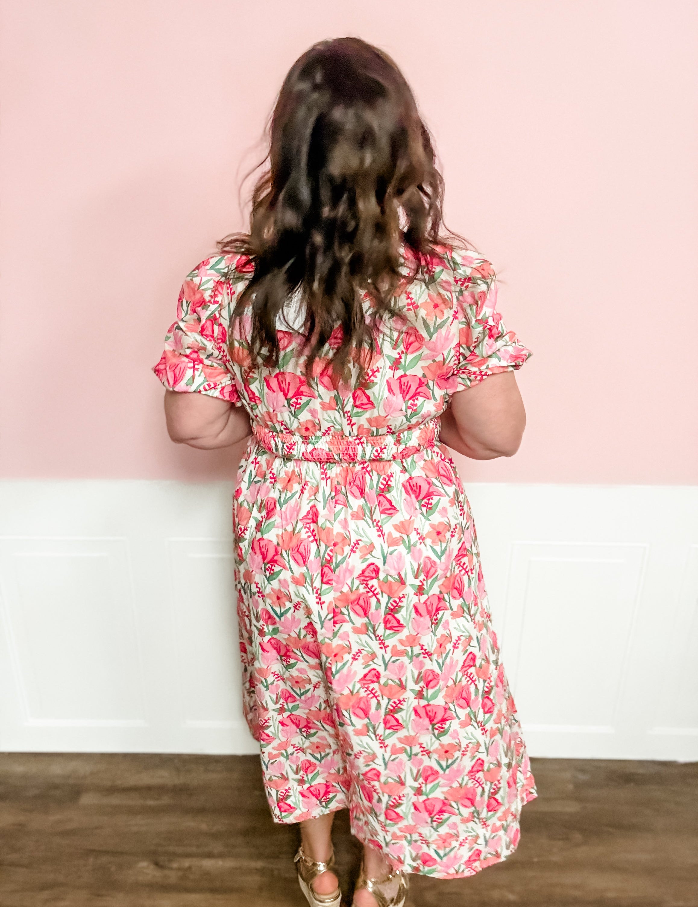Blushing Tulip Dress - Just a Small Town Girl