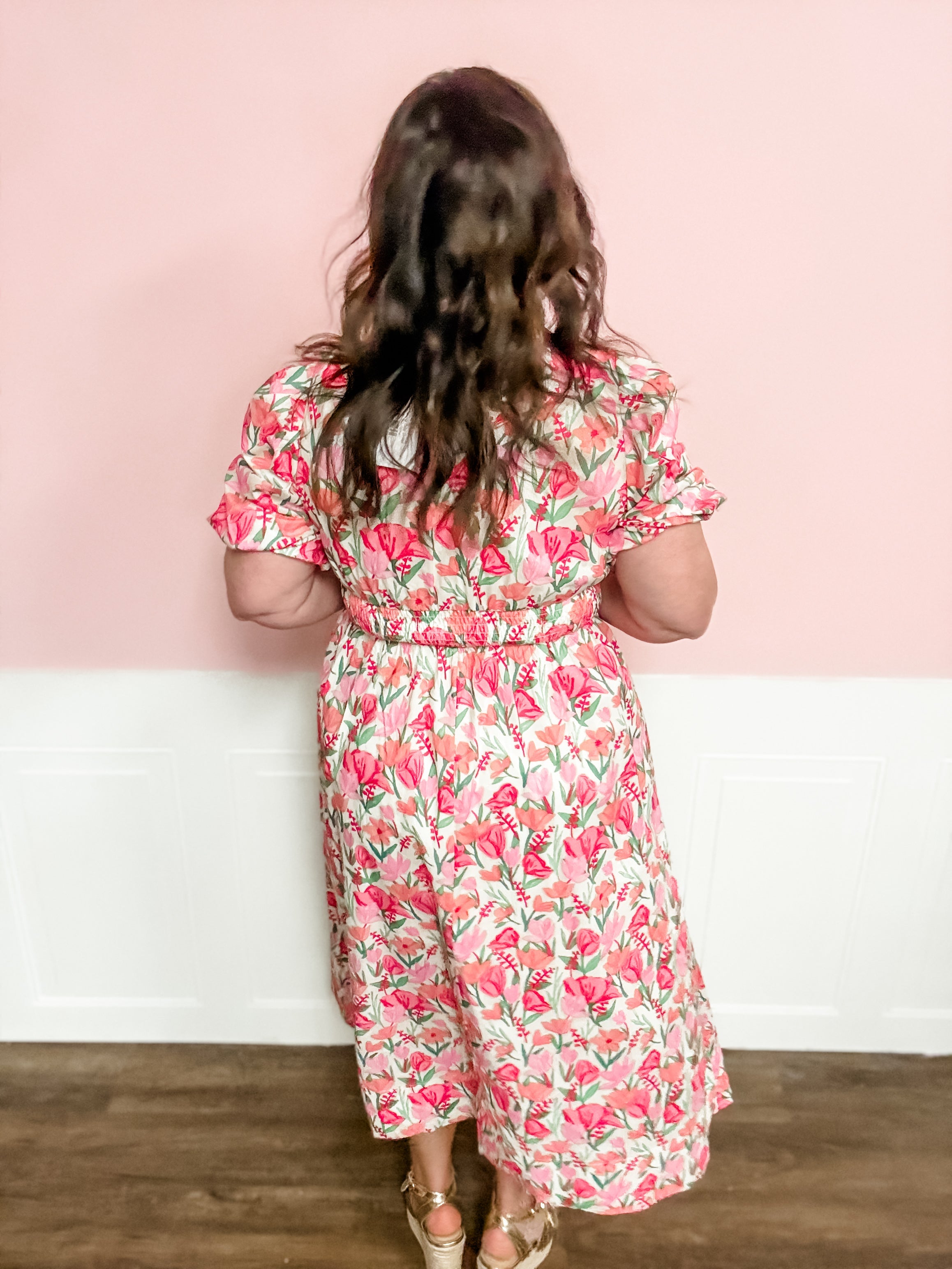 Blushing Tulip Dress - Just a Small Town Girl