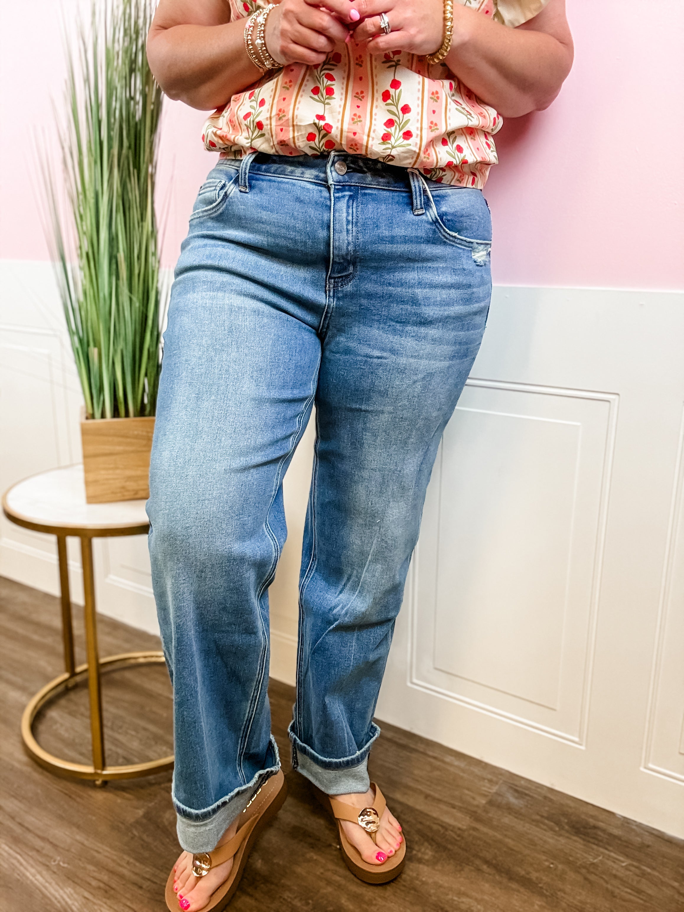 Boardwalk Cuffed Jeans - Just a Small Town Girl