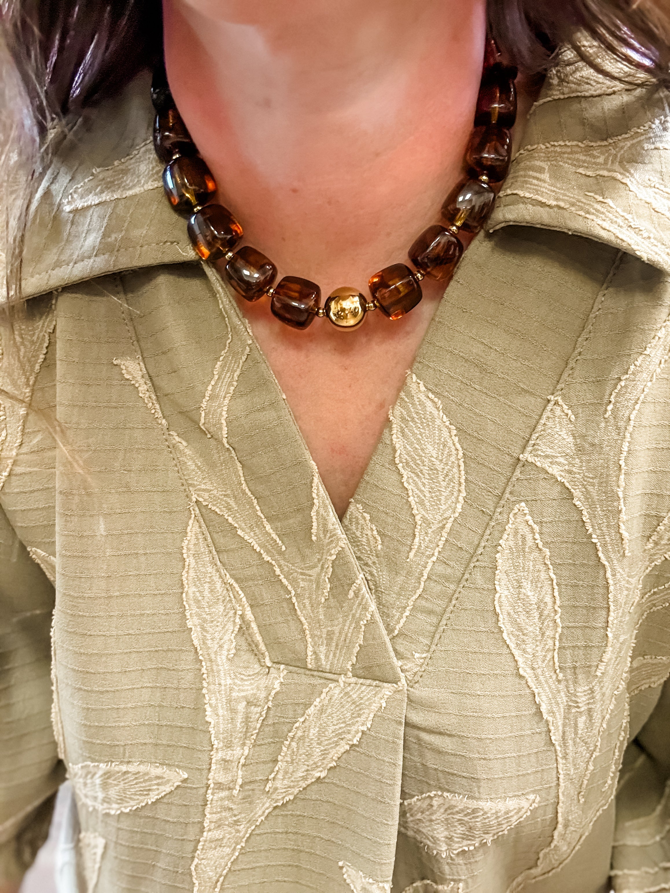 Brown Sugar Necklace - Just a Small Town Girl