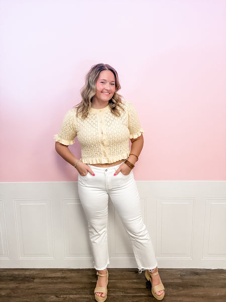 Buttercup Bloom Lace Cardigan - Just a Small Town Girl