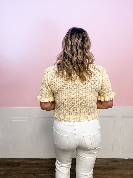 Buttercup Bloom Lace Cardigan - Just a Small Town Girl