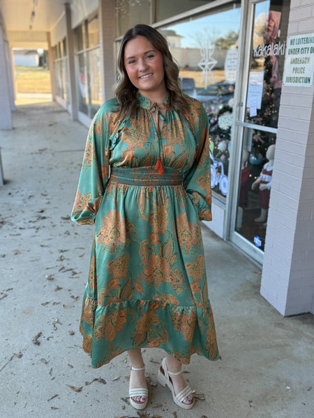 Buttercup Breeze Midi Dress - Just a Small Town Girl