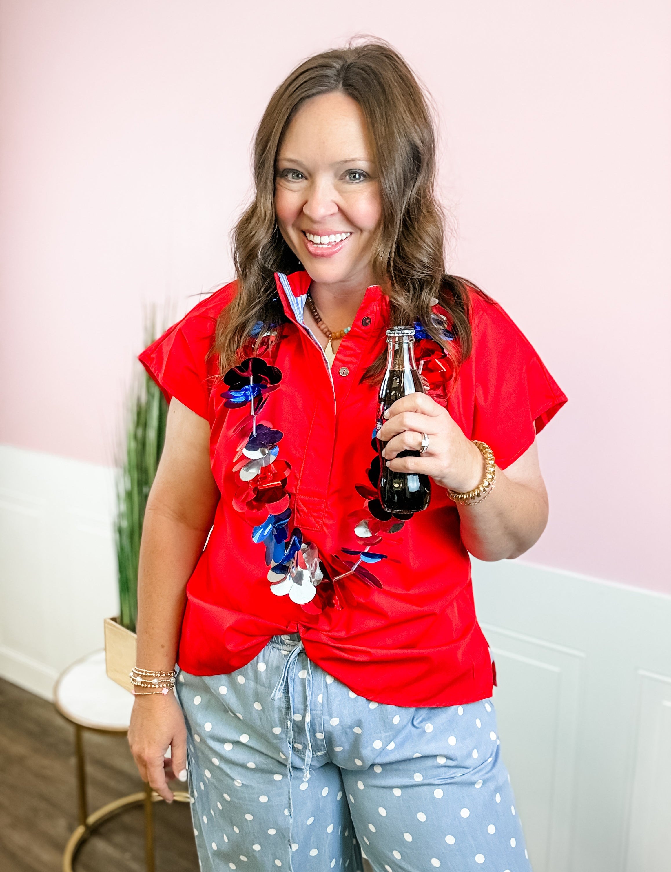 Cherry On Top Blouse - Just a Small Town Girl