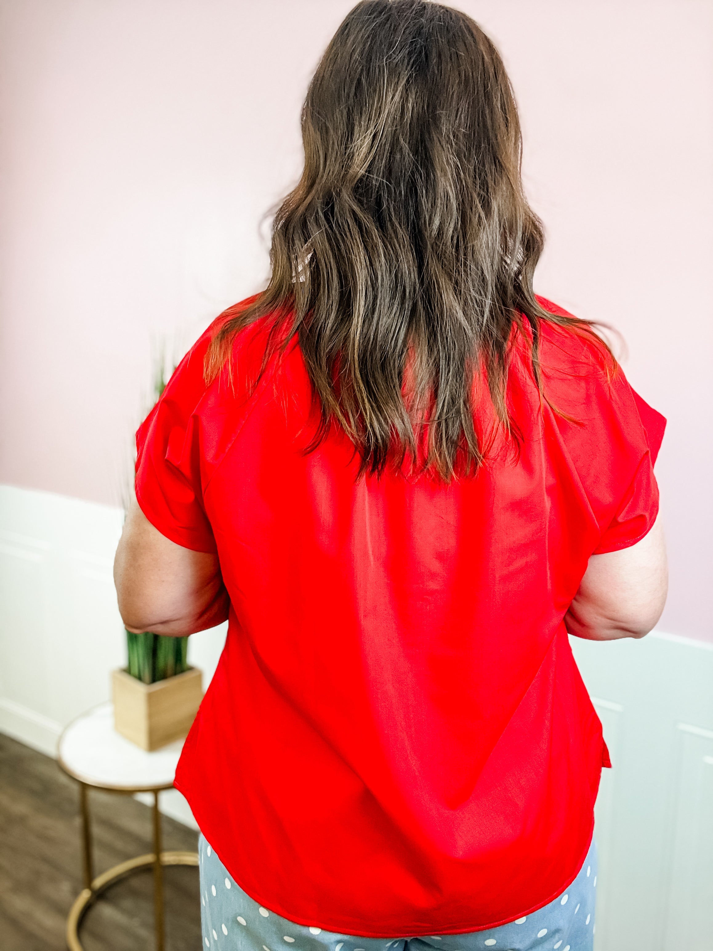 Cherry On Top Blouse - Just a Small Town Girl