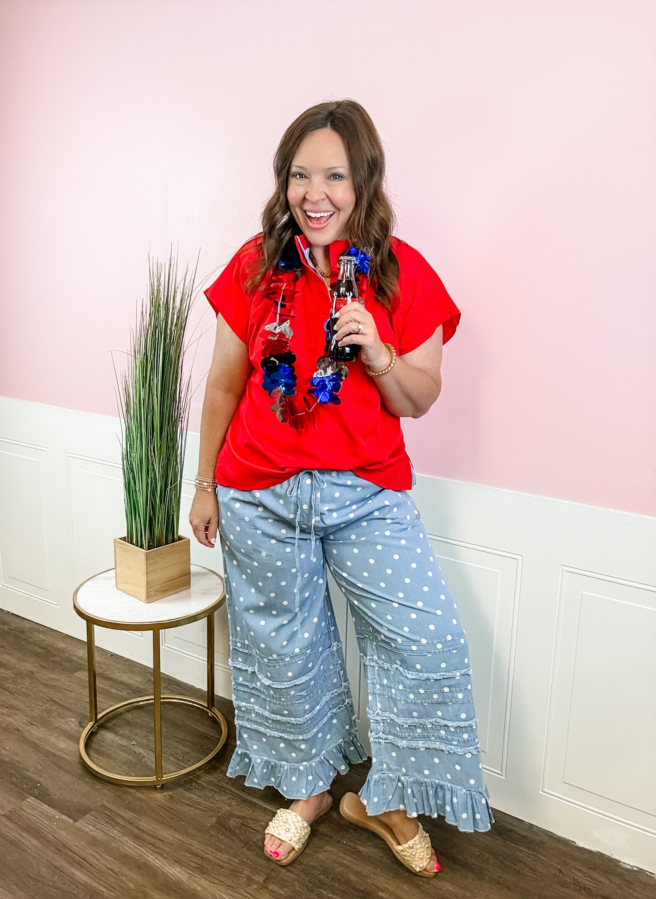 Cherry On Top Blouse - Just a Small Town Girl