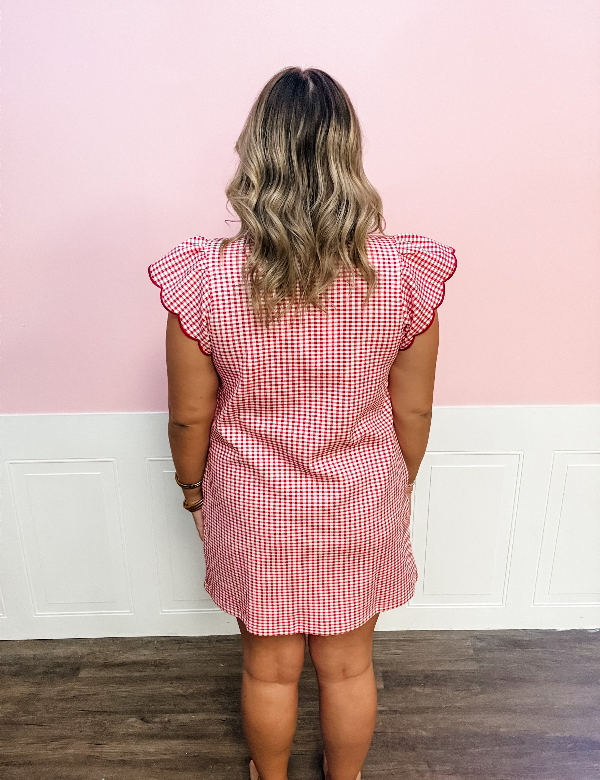 Cherry Picnic Charm Dress - Just a Small Town Girl