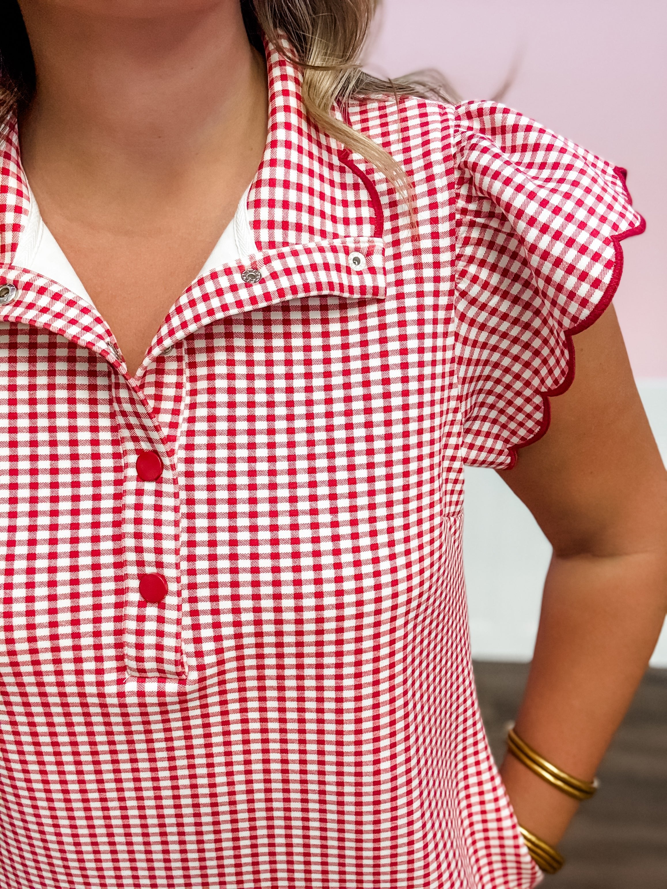 Cherry Picnic Charm Dress - Just a Small Town Girl