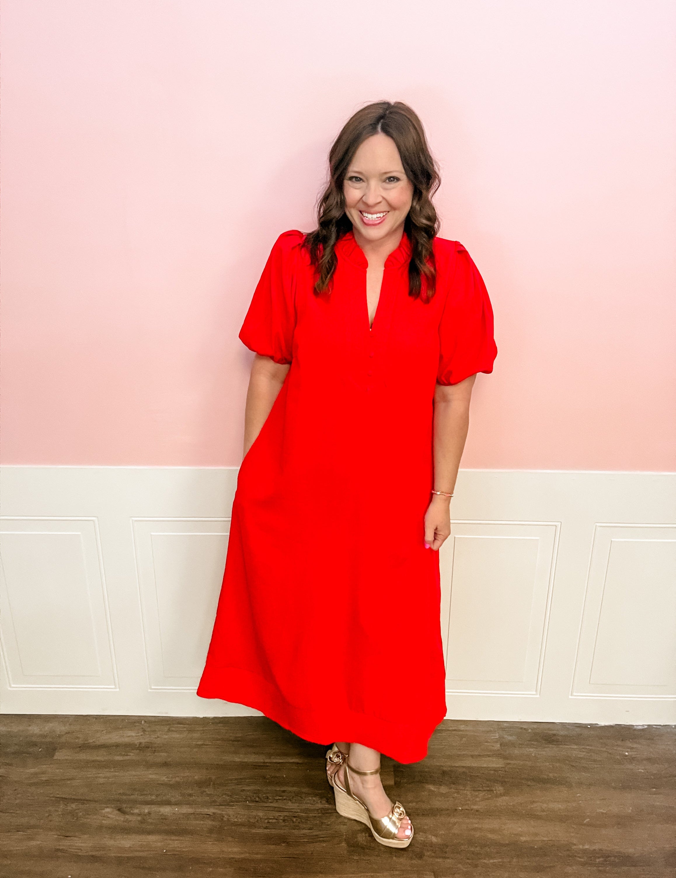 Cherry Pop Charm Dress - Just a Small Town Girl