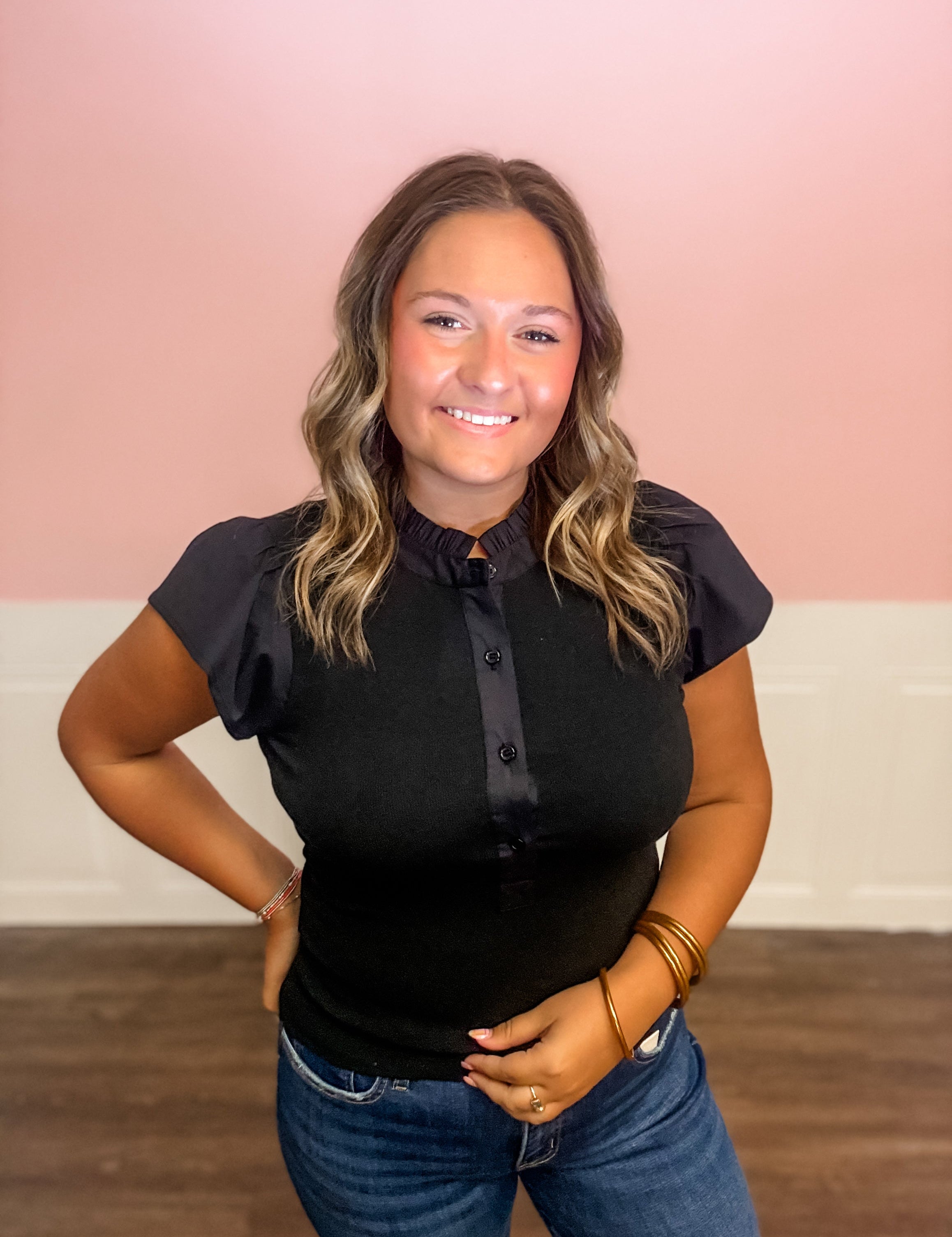 Classic Charm Knit Top - Just a Small Town Girl